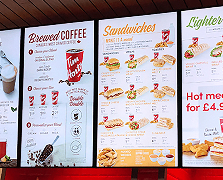 Digital Menu Boards