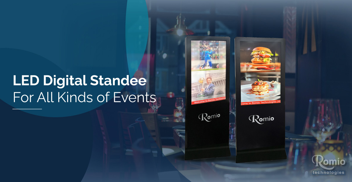 LED Digital Standee For All Kinds of Events