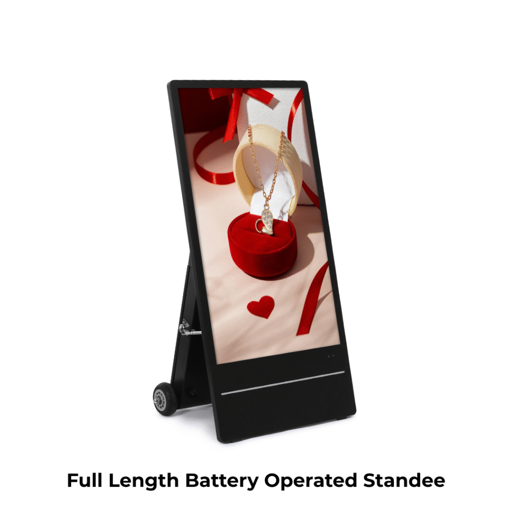Full Length Battery Operated Standee