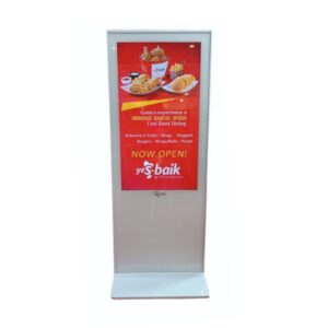 Standee with full toughened glass