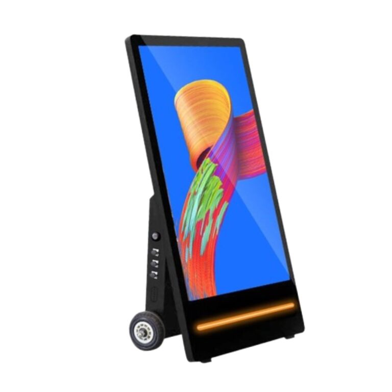 Full length battery operated standee