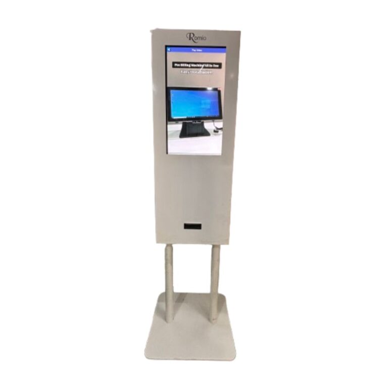 Lead capturing digital catalog standee
