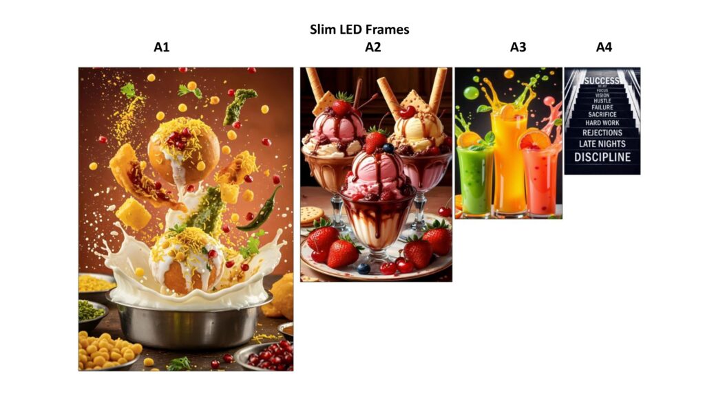 Slim LED Frames