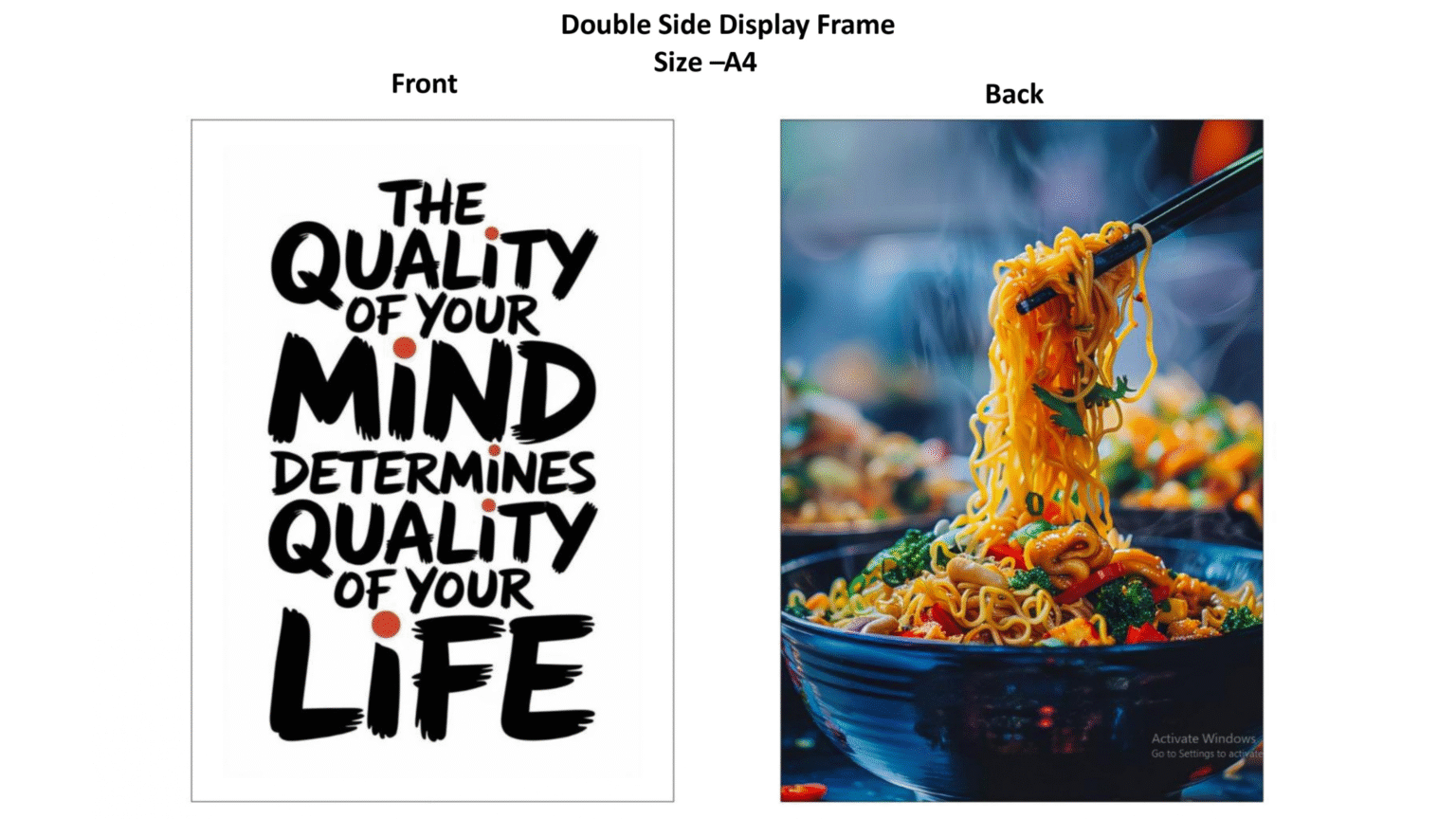 LED Double Side Display Frame​