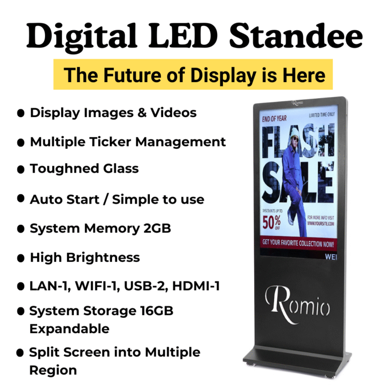 Digital LED Standee Features