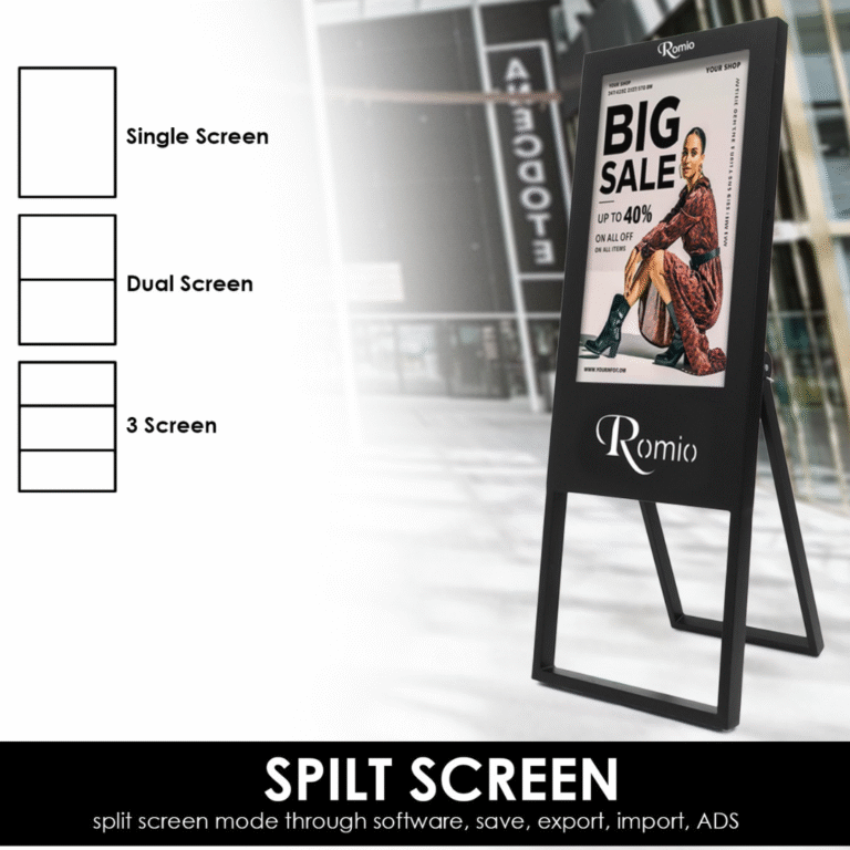 A Shape Digital LED Standee