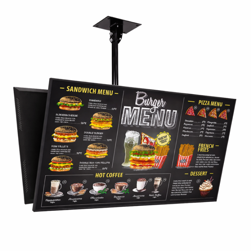 Digital menu board