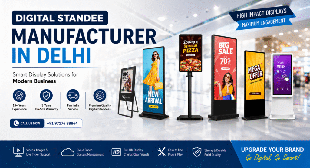 Digital Standee Manufacturer in Delhi