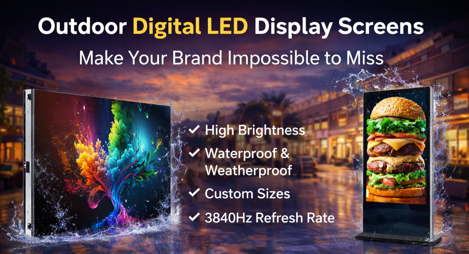 Outdoor Digital Screens