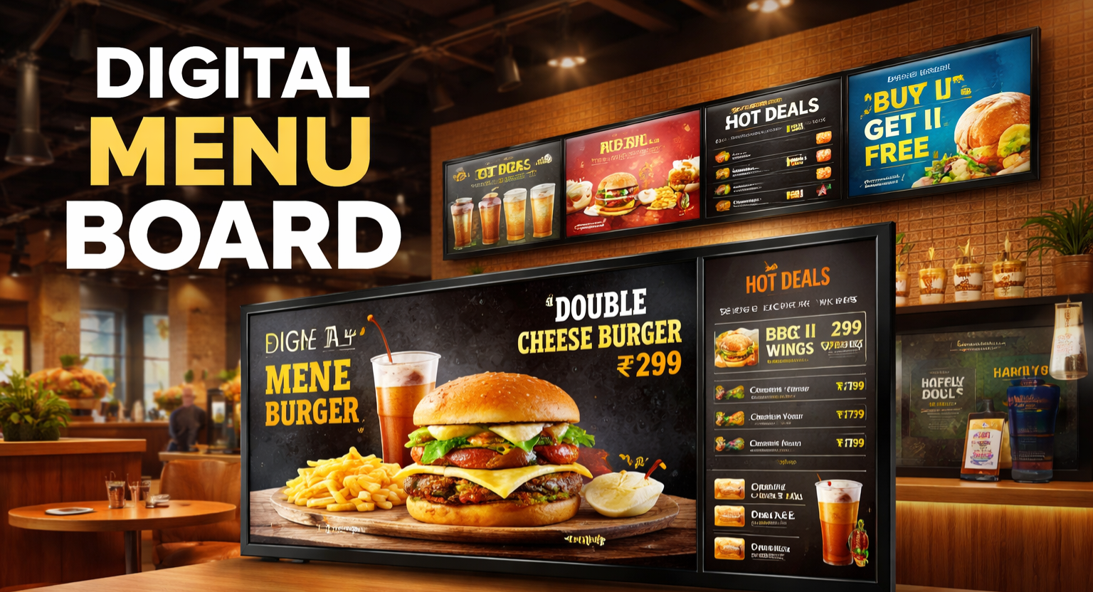 digital menu board