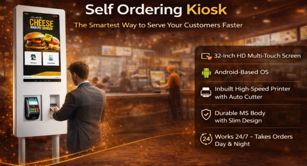 Self Ordering Kiosk the Smartest Way to Serve Your Customers
