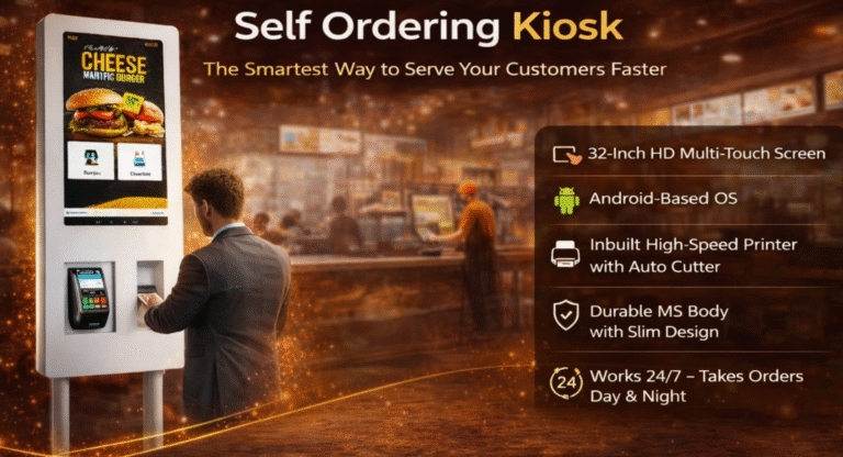 Self Ordering Kiosk the Smartest Way to Serve Your Customers