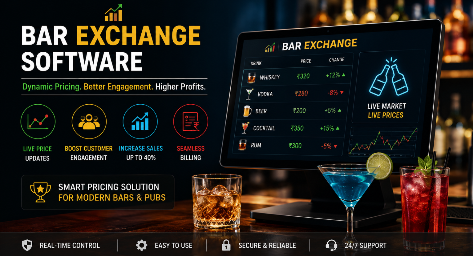 Bar exchange software