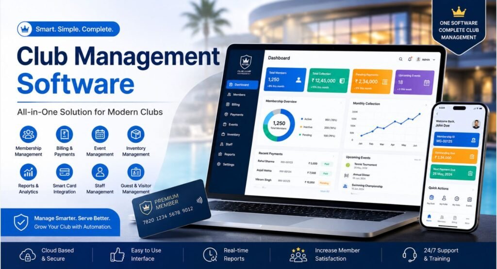 Club Management Software Smart Club ERP Solution