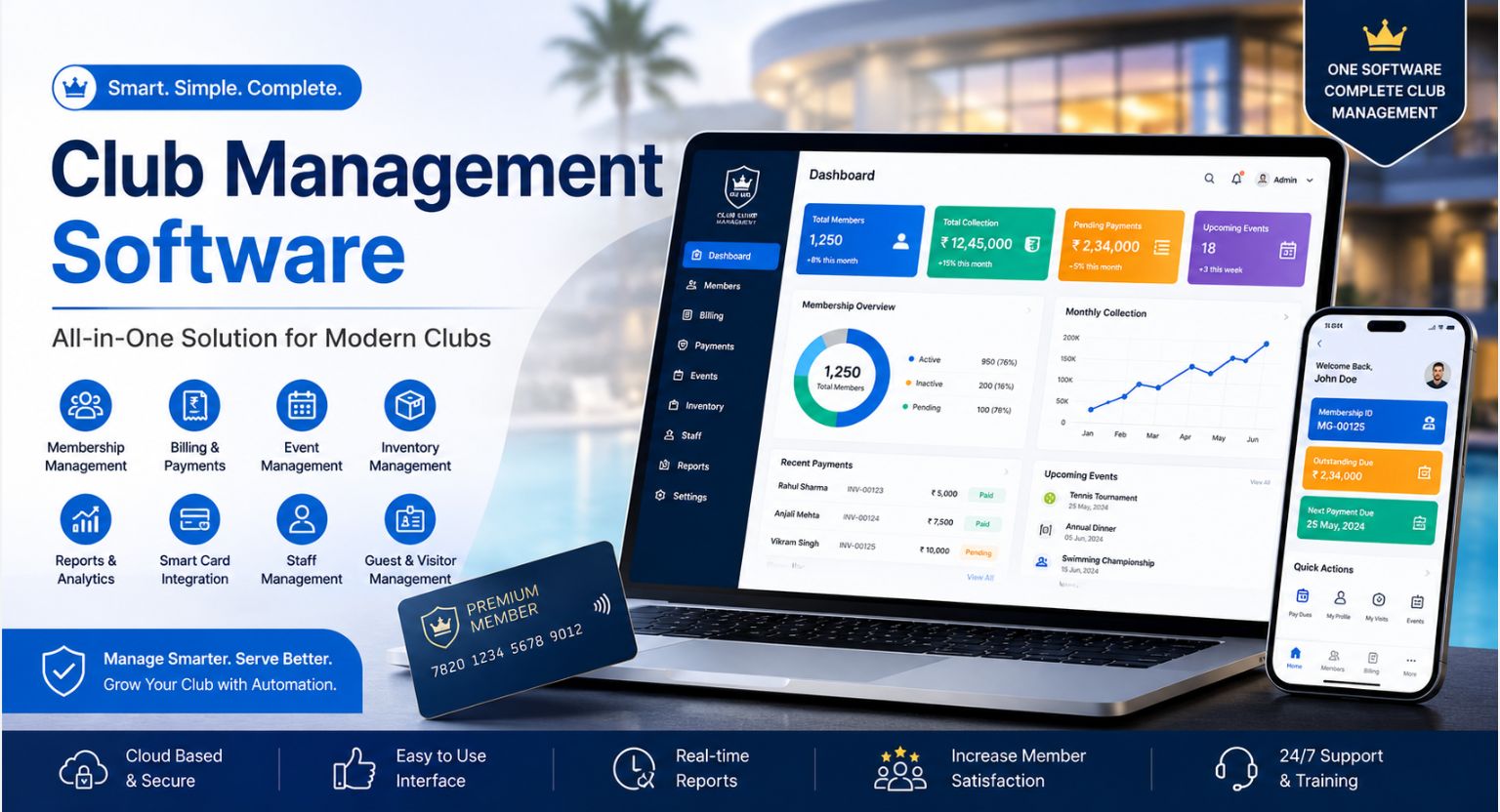 Club management software