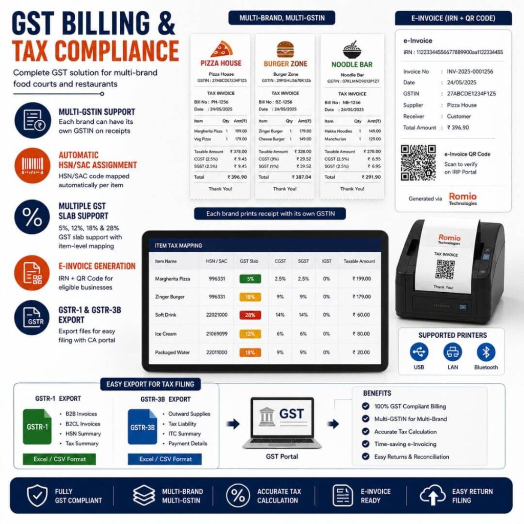 GST Billing & Tax Compliance