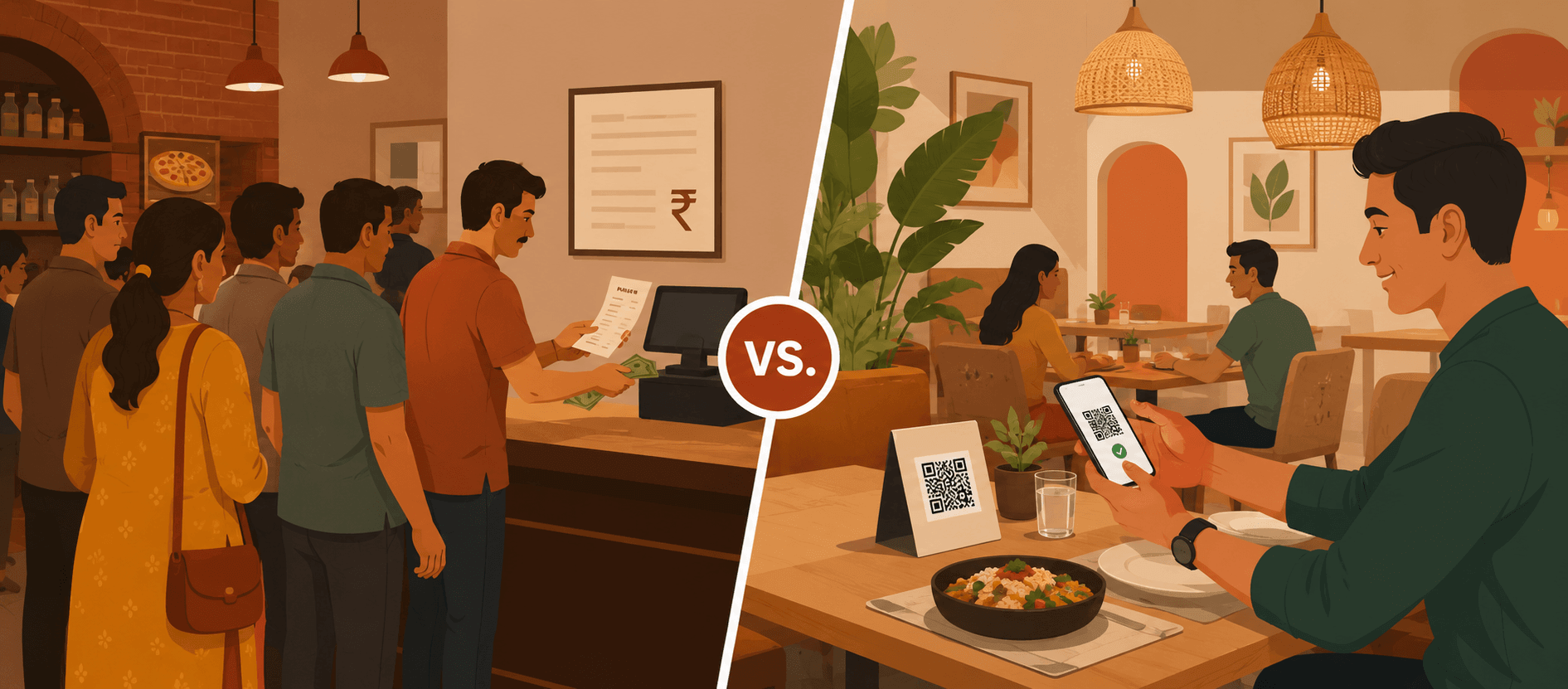 Traditional vs Contactless Comparison