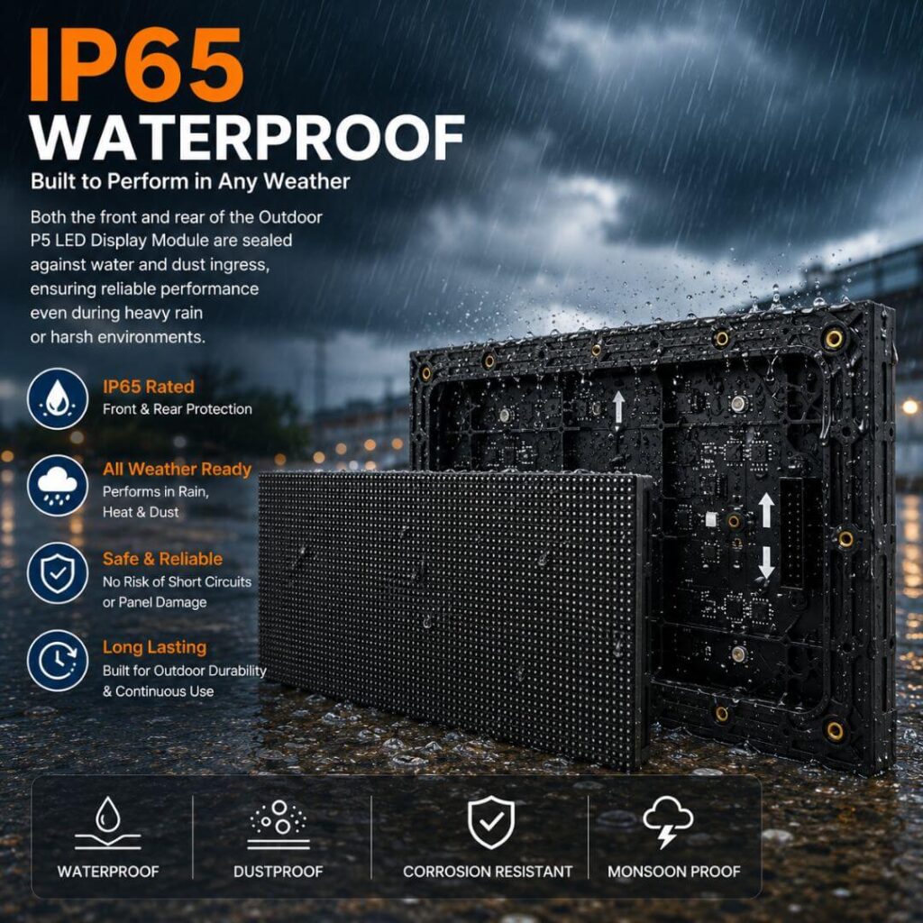 IP65 Waterproof