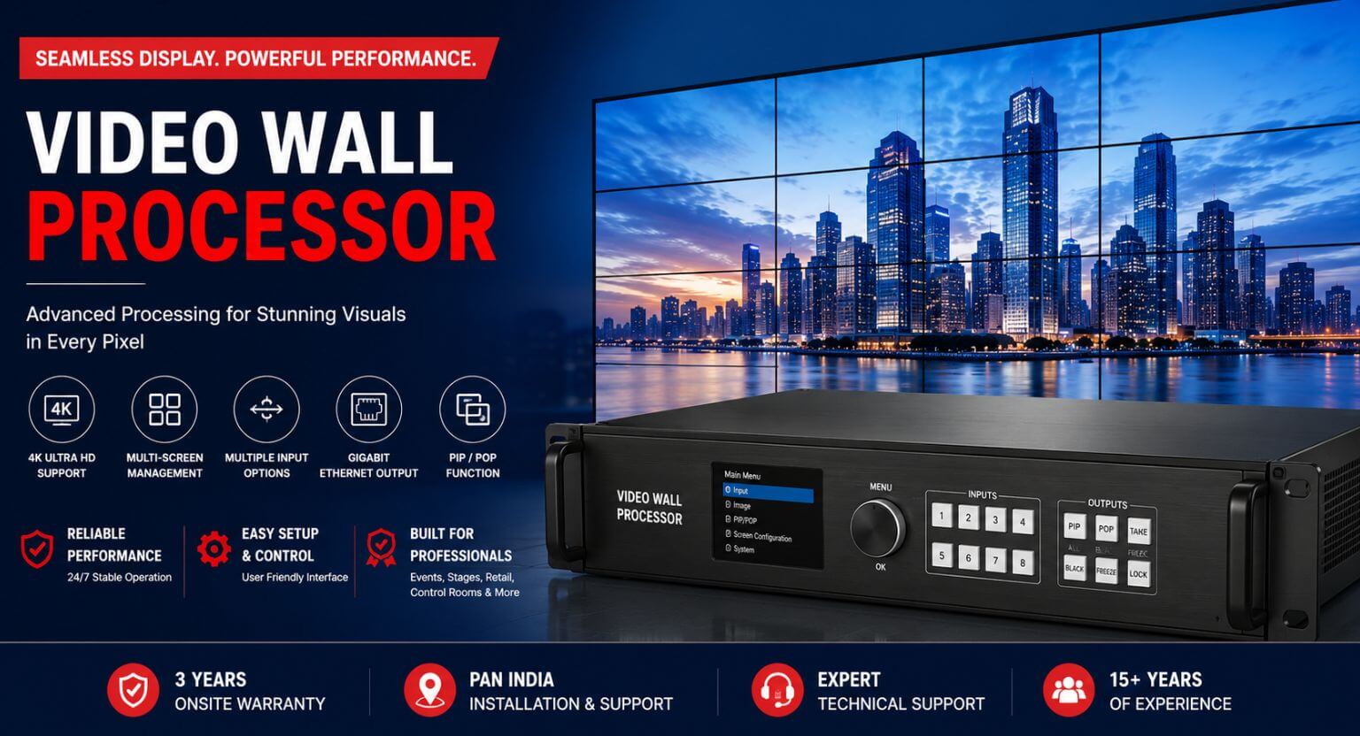 Video wall processor